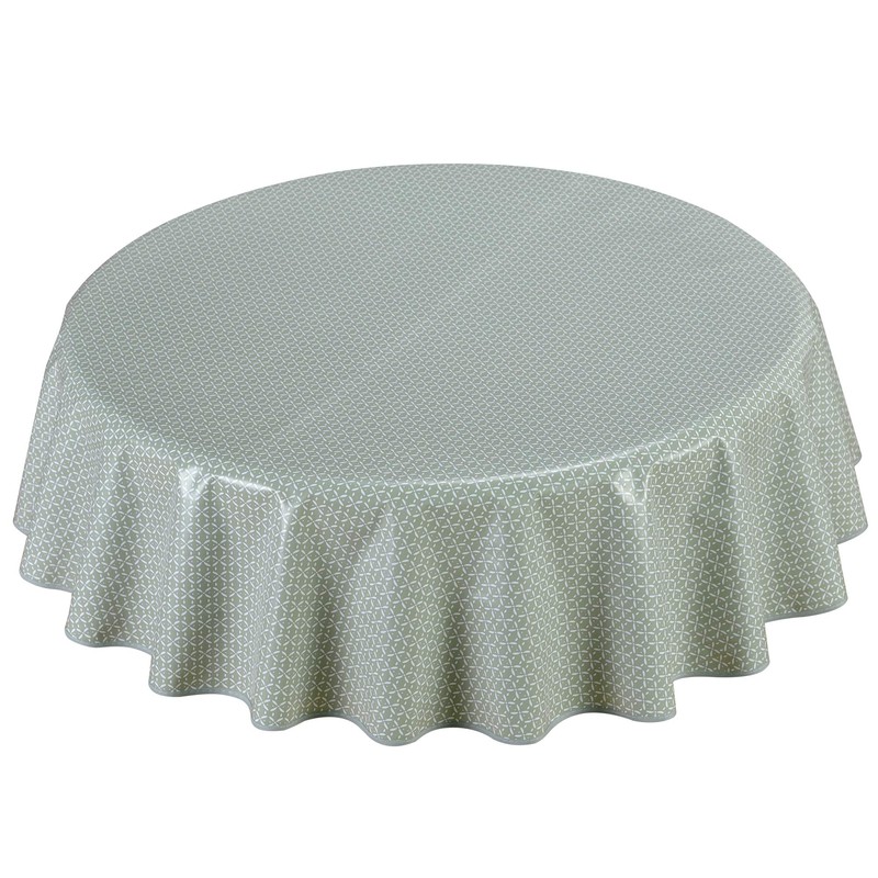 Home Direct Extra Wide Oilcloth PVC Wipe Clean Tablecloth (Round