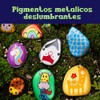 Kit Pintura Rocas Que Brillan Oscuridad Materiales Arte
