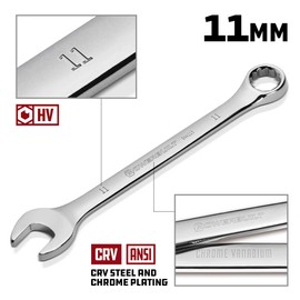 Powerbuilt 644115 Metric Mirror Polished 11mm Combination Wrench