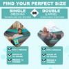 SZHLUX Camping Hammock Double & Single Portable Hammocks with 2