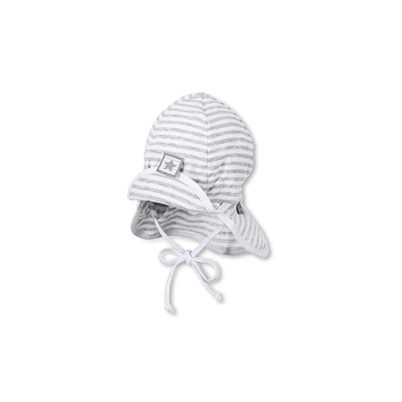 Sterntaler Baby Boys' Flapper Cap (Casquette Avec Protã¨ge-nuque) - White
