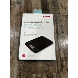 Kitchen GNC GS-7008BK Digital Glass Top Kitchen Scale accuweightkitc