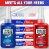 Vigorder Thread Lock Medium and High Strength, Thread Locker for