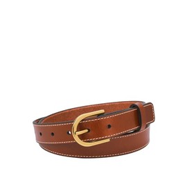 Fossil Women's Leather Belt, Medium Brown D Ring, L