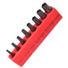 8-Piece 5 Point Torx Security Screwdriver Bit Set, TS8-TS40, 1-inch