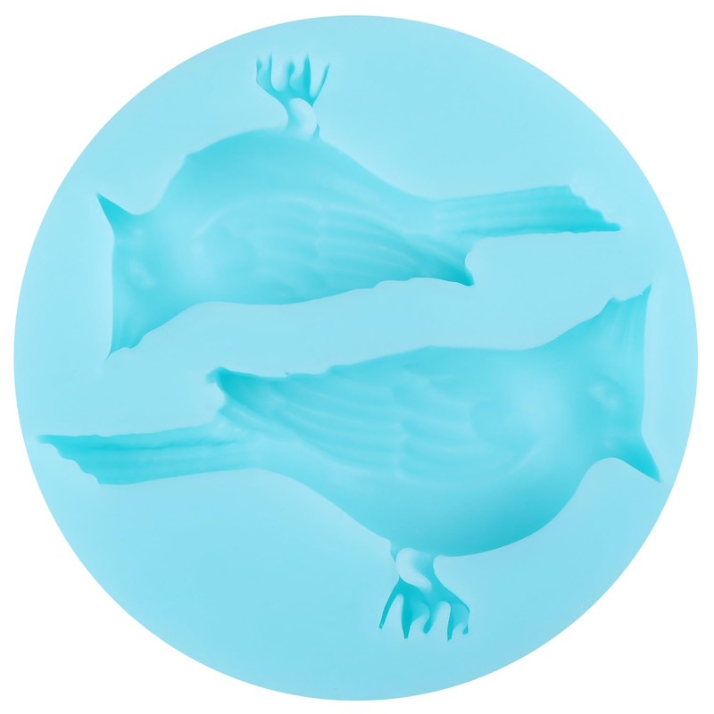 3D Bird Silicone Mold Birds Fondant Chocolate Mold