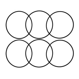 O-Ring - Replacement for 151122 Penek 10" and 20" Big Blue and Big Black Filter housings. O-Rings are Compatible with Pentair Pentek Big Blue Water Filters OEM Size ORing Buna-N. (6 Pack) by Neo-Pure