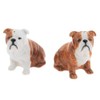Quail Ceramic English Bull Dog Salt & Pepper Pots