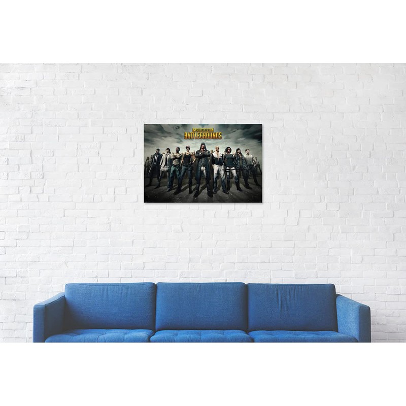 POSTER STOP ONLINE PUBG - Gaming Poster (Characters/Group) (Size 36"