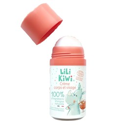 Lilikiwi Body & Face Cream for kids – 100% Natural Origin, Hypoallergenic & Dermatologically Tested, Deep Hydration, Cooling Effect & Skin Barrier Protection, Petroleum-Free lotion for Kids 3+, 50ml