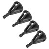 4Pcs Deburring External Chamfering Tool Chamfer Drill Carbide Burr Removal