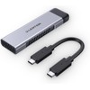 LENTION USB C to NVMe & SATA M.2 SSD Enclosure,