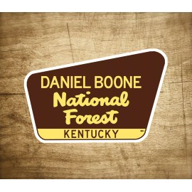 Daniel Boone National Forest Decal Sticker 3.75" x 2.5" Kentucky Park Vinyl