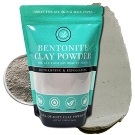 Bare Essentials Living Bare Essentials Living - Bentonite Clay Powder (5lbs) Face Clay Mask, Bentonite Clay Detox for Skin, Clay Powder for Seed Bombs, Detox Bath, Cosmetic Clay Powder, Sodium Bentonite Clay - Made in USA