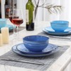Selamica Ceramic Dinnerware Sets for 6, 18 Pieces Plates and