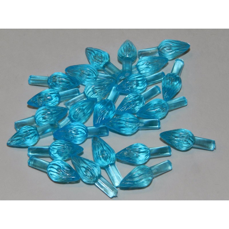 60 Medium Twist Bulbs w/Star Vintage Ceramic Christmas Tree Replacement