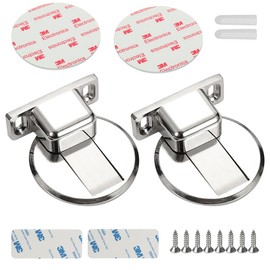 DRJCKOLOTH Floor Door Buckle, Invisible Door Stop, Floor Mounted Door Stop, Door Holder, Door Stopper, Flat Base