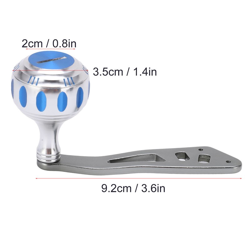 Fishing Reel Handle Metal Power Handle Knob Grip Replacement with