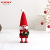 NORDIKA nisse ノルディカ ニッセ クリスマス 木製人形 (リースを持ったサンタ / NRD120505)