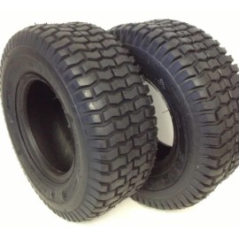 Major SET OF 2 15X6X6 15X6.00-6 Turf Tires Garden Tractor Lawn Mower Riding Mower