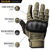 Valken Zulu Tactical Gloves, Protektoren Handschuhe, oliv, Größen:XXL