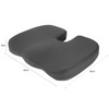 IBLUELOVER Memory Foam Seat Cushion Tailbone Cushion Orthopedic Coccyx Cushion