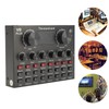 Live Sound Card with Built in Microphone Clear Recording Portable