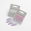 Set of 4 Small Glitter Snap Clips ~ 3 Colours