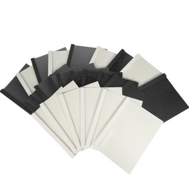 RAYSON Thermal Binding Covers, 25 Sheets, 3 mm, A4, Black 15 pcs, White 10 pcs, Pack of 25