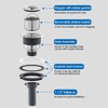 ROVOGO 3-1/2 inch Kitchen Sink Drain Assembly with Removable Deep