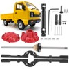 Metal Axle Differential Drive Shaft Kit Accessory Fit for WPL