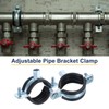 sourcing map 6 Pcs Split Ring Pipe Hanger, 40mm/1.6inch Adjustable