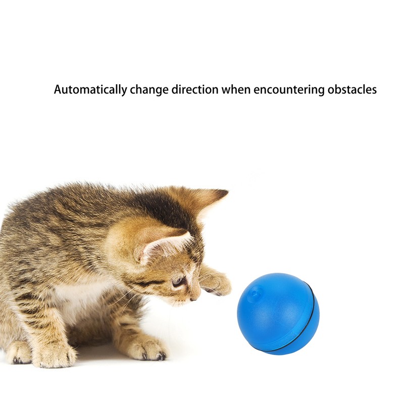 Cat 360 Degree Self Rotating Ball Toy Automatic Rolling Interactive