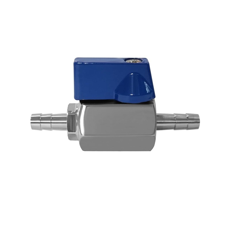 Beduan 5/16” Hose ID Barb Ball Valve 304 Stainless Steel