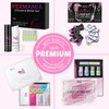 PERMANIA Lash Lift and Black Color Kit, Salon Results Eyelash