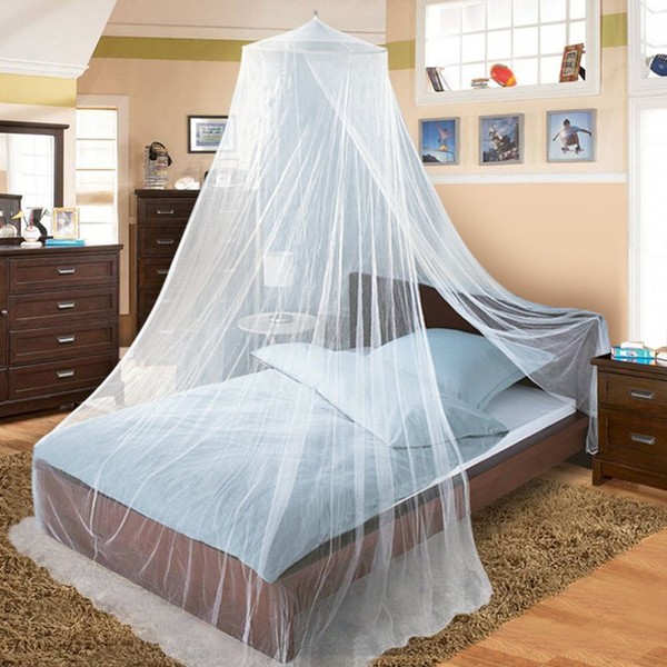 Twinkle Star Mosquito Net Bed CanopyçËÂor Single to King Size Beds White