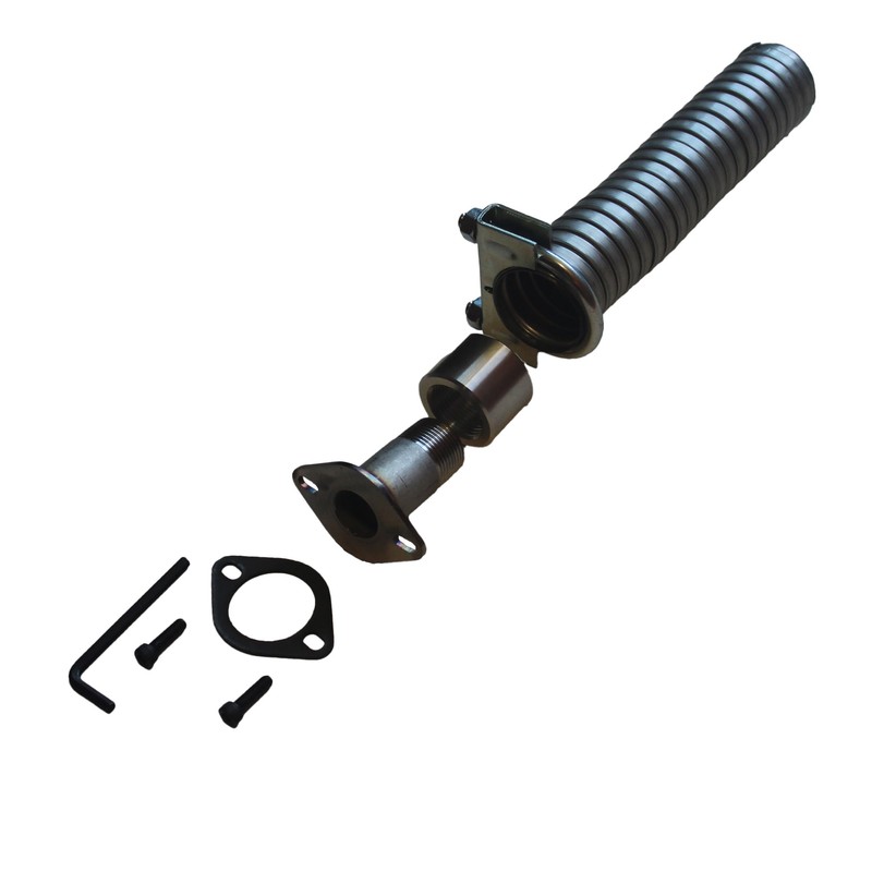 GenExhaust for WGen11500TFc Generator 1.5 Galvanized Steel tubing Exhaust Extension