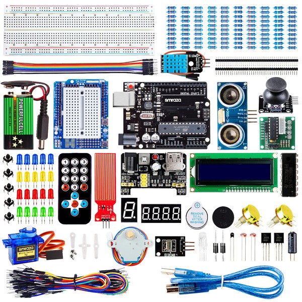 Smraza Super Starter Kit Compatible with Arduino Project with Tutorial,