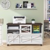 kepptory 2 Drawer File Cabinet with Lock, Rolling File Cabinet