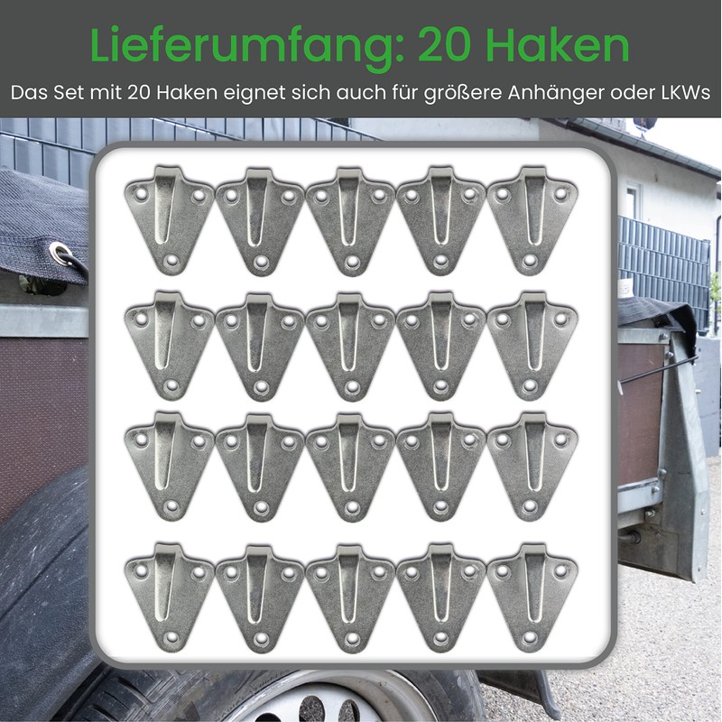 CARGO VA Intelligent Vehicle Accessories CargoVA - 20 Three-Hole Tarpaulin