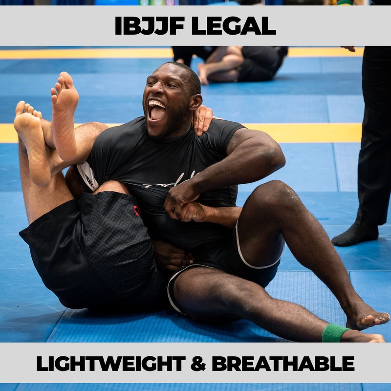 Gold BJJ Foundation Rash Guard - Ranked No-Gi and Gi