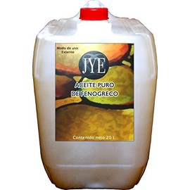 JYE Aceite de Fenogreco Natural, 20 LITROS! Precio Mayoreo ¡HAZ NEGOCIO!