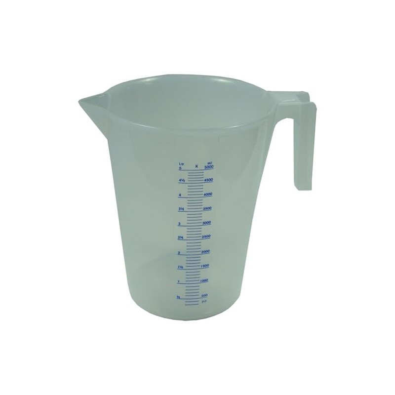 Clear Measuring Jugs 3L Chemical Resistant Pack Qty 1