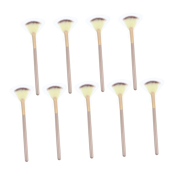 WOONEKY Facial Kit Makeup Brush Set 9pcs Soft Fluffy Powder