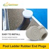 Ganivsor (4/Pack) Pool Ladder Bumpers (White) for Inground Pool -
