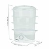 Kalorik Electric Food Steamer with Manual Controls 3-Tier with BPA