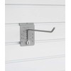 StoreWALL 7.5" Heavy Duty Slatwall Single Hook (Pack of 4)