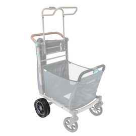 Wadabuggy Wide Rear Wheels - Heavy Duty, Soft Sand & All Terrain Wheels Compatible with Wadabuggy Beach, Shop & Pet Carts - Rubber with No-Flat Foam Filling (Cart Not Included)