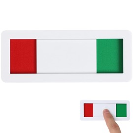 TEHAUX Vacant Occupied Sign Privacy Sign Do Not Disturb Office Sign Open Closed Slider Privacy Sign Non-Scratch Slider Door Indicator Signs for Office/Home