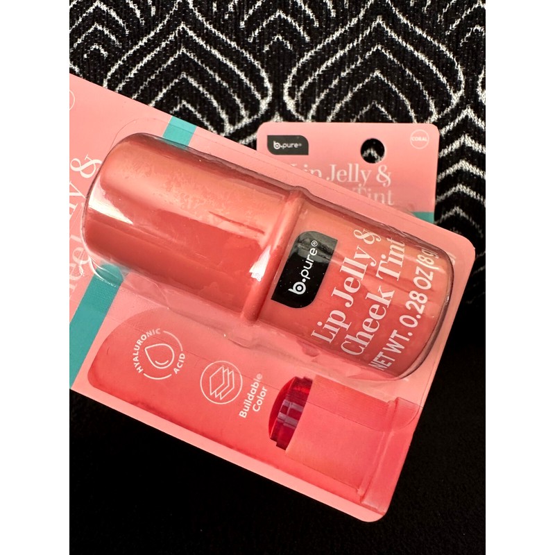 BPURE 2pk BPURE LIP JELLY & CHEEK TINT CORAL SHEER